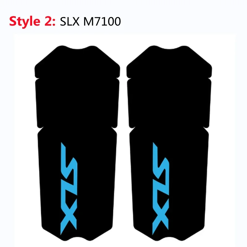 MTB Road Bike Crank Stickers for SLX M7000/M7100 Vinyl Waterproof Antifade Bicycle Cycling Racing Decoration Decal