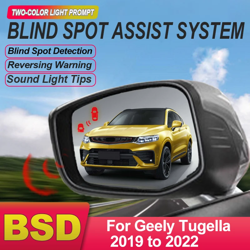 Car For Geely Tugella Xingyue FY11 2019 to 2025 BSD BSM BSA Blind Area Spot Warning Drive Radar Detector Detection System