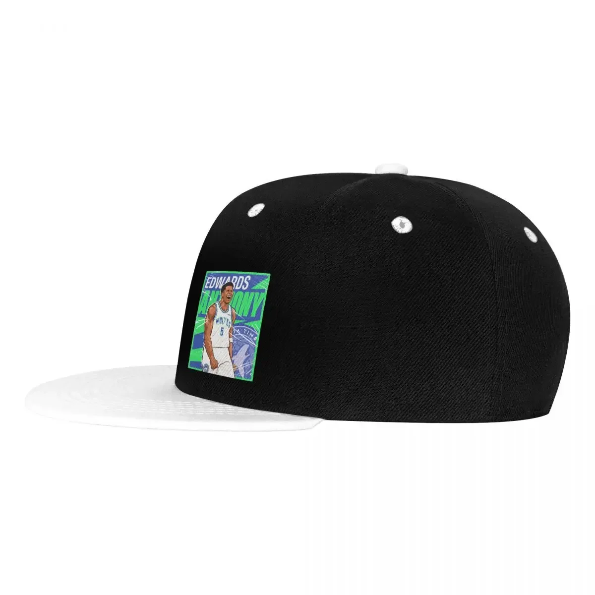 Anthony Edwards Timberwolves Illustration Artwork Baseball Caps Snapback Men Women Hats Cap Hip Hop Baseball Hat Casquette