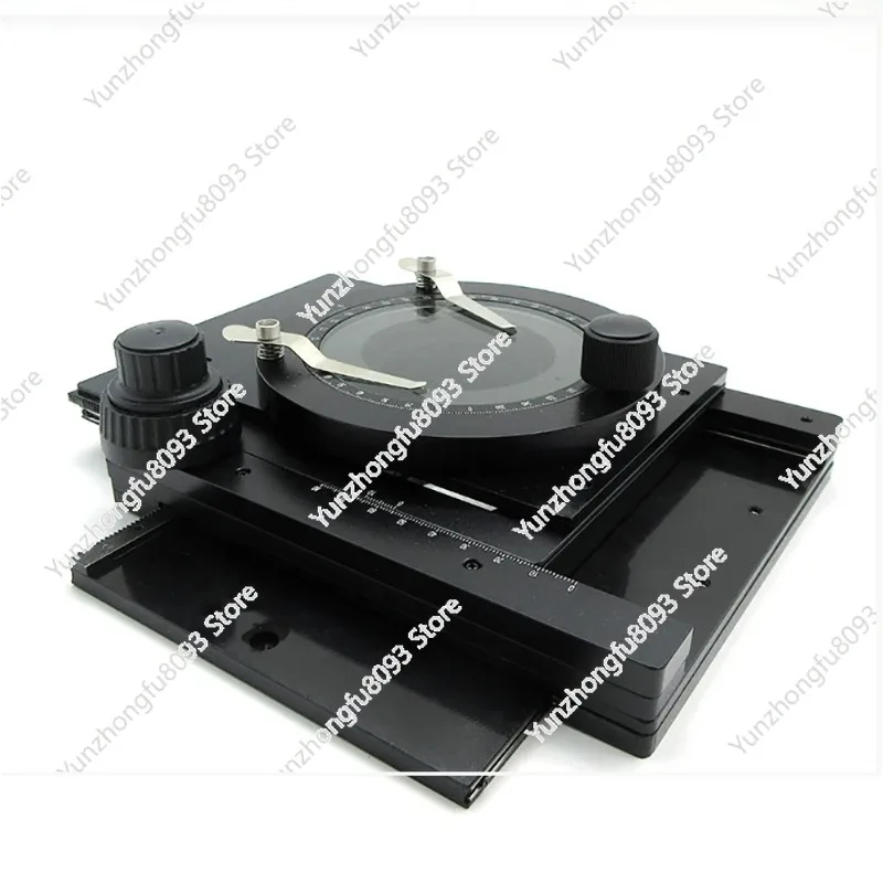 Microscope Working Objective Table Work Stand For Stereo Microscope Removable X Y Axis Stag 360 Degree Rotating Moving Platform