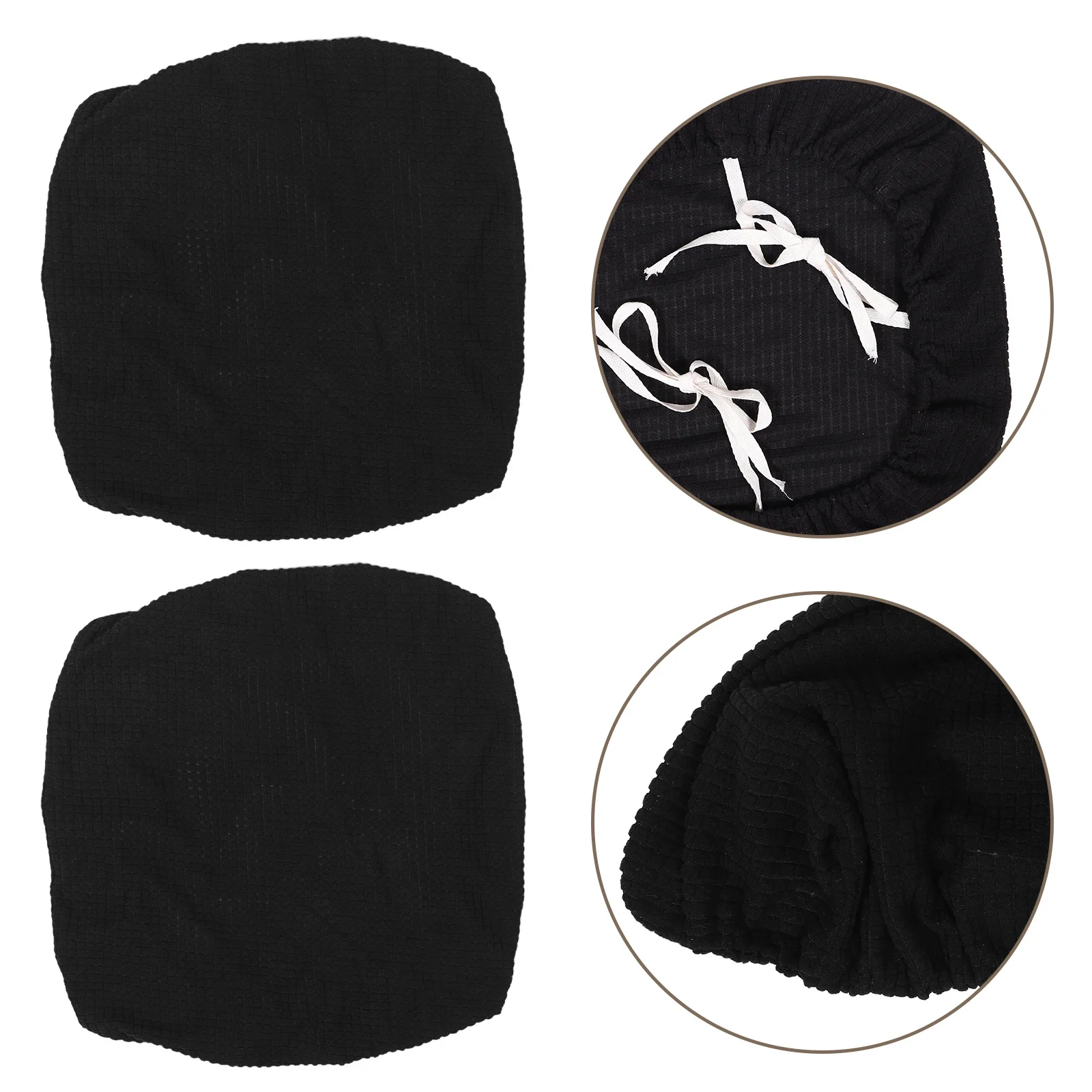 

2Pcs Office Chair Covers Stretch Elastic Seat Protectors Removable Washable Slipcovers for Desk Gaming Computer Chairs