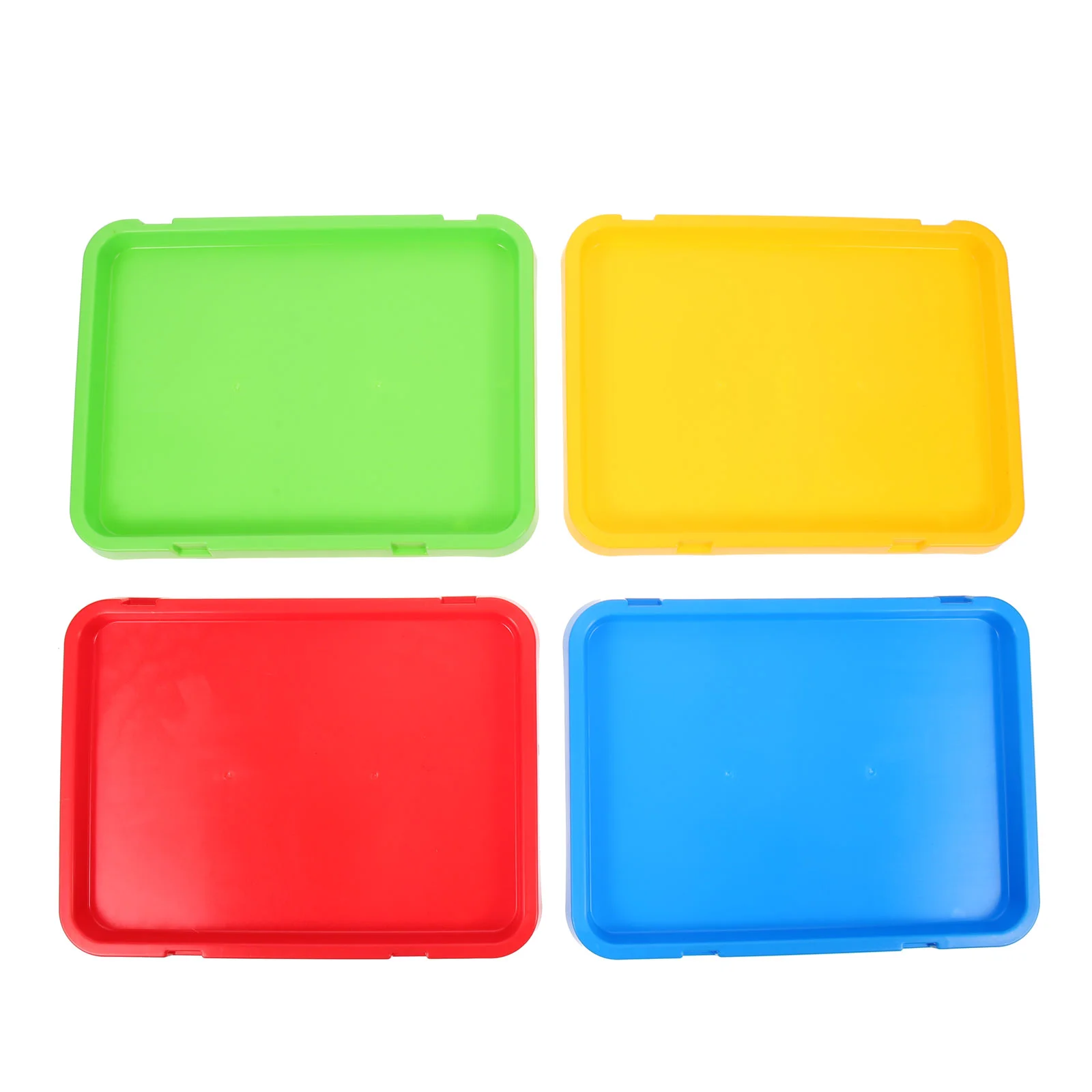 

4 Pcs Craft Tray Oil Paint Mixing Trays for Kids Painting Plate Color Palette Pigment