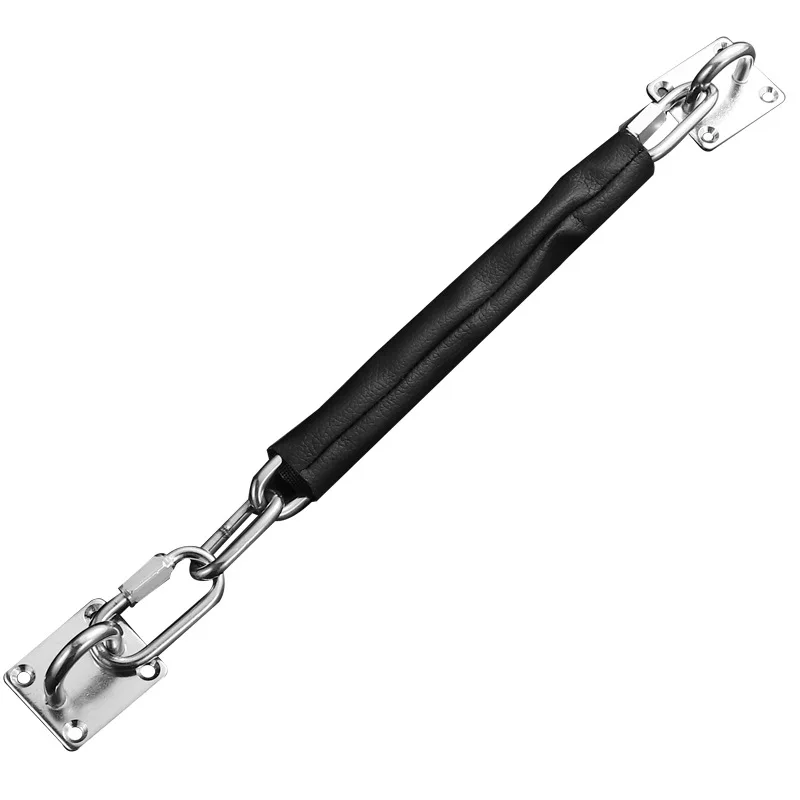 304 stainless steel anti-collapse chain hotel door anti-theft security chain shopping mall hotel glass door anti-collapse door