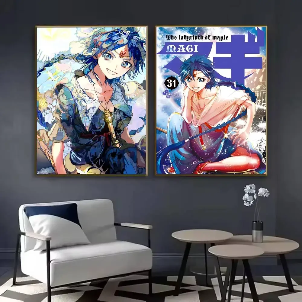 Magi The L-Labyrinth Poster Waterproof Sticky Wall Art Print For Bedroom Living Room Hallway Bar Home Decor