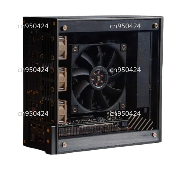 LP P6 ITX Case Aluminum CNC Mini PC Chassis for 4060 GPU with 1U