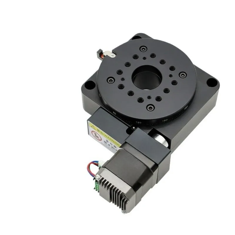 For Electric Rotary Table Indexing Plate Hollow Precision Automatic Turntable Lifting Table XY with Integrated Drive
