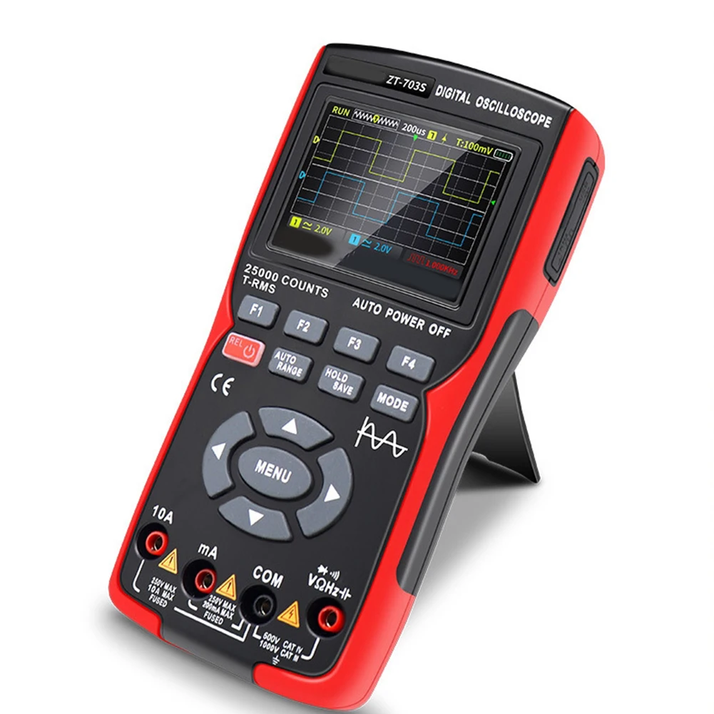 3in1 Handheld Oscilloscope Dual Channel Digital Multimeter Signal Generator Electronic Measuring Instruments