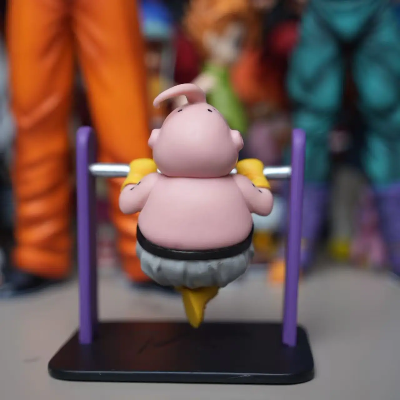 ฟิกเกอร์อนิเมะดราก้อนบอล ฟิตเนส บู ขนาด 10 ซม./3.94 นิ้ว บูแบบดึงขึ้น ฟิกเกอร์แอคชั่น วัสดุ PVC ของสะสม ของเล่นสำหรับเด็ก ของขวัญ