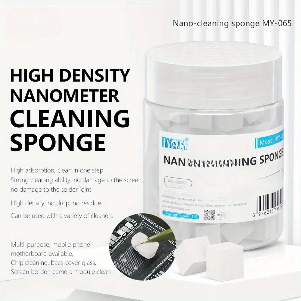 Nano Cleaning Sponge Dust-free Wipes Tool For Mobile Phone Screen Glue Removal/Camera/PCB Welding Flux Oil Cleaner