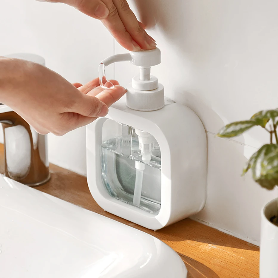 Lotion Dispenser Foaming Shampoo Bottles Hands Dishes Laundry Detergent Dispenser Container Bathroom Kitchen Soap Organizer