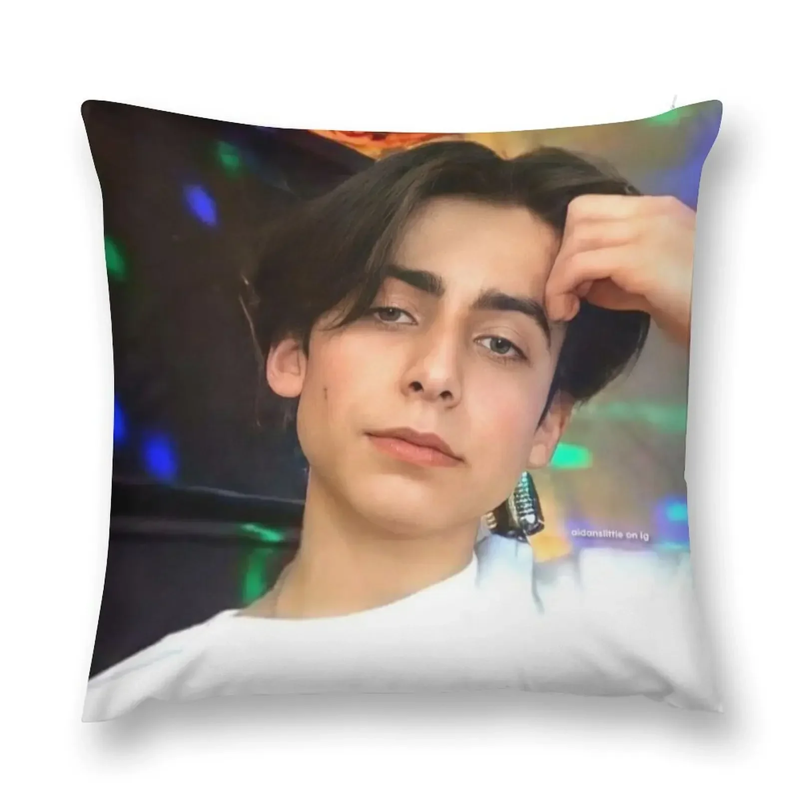 

aidan gallagher Throw Pillow christmas ornaments 2025 Cushion Cover pillow