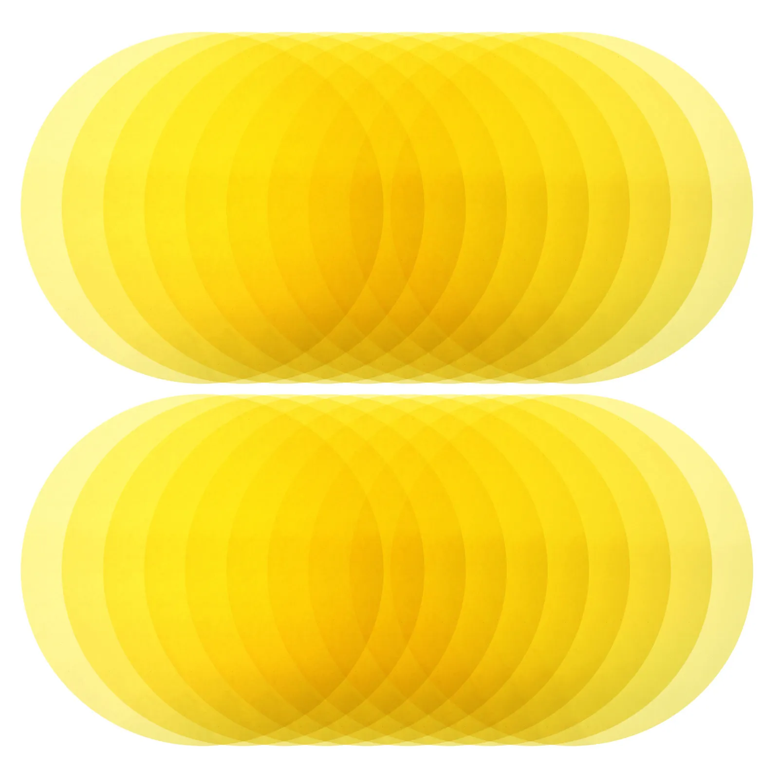 20Pcs Atmosphere Lighting Gel Sheets Self-Adhesive 2.8 Inch Yellow Color Filter Stickers Soft Warm Glow for Ambient Mood