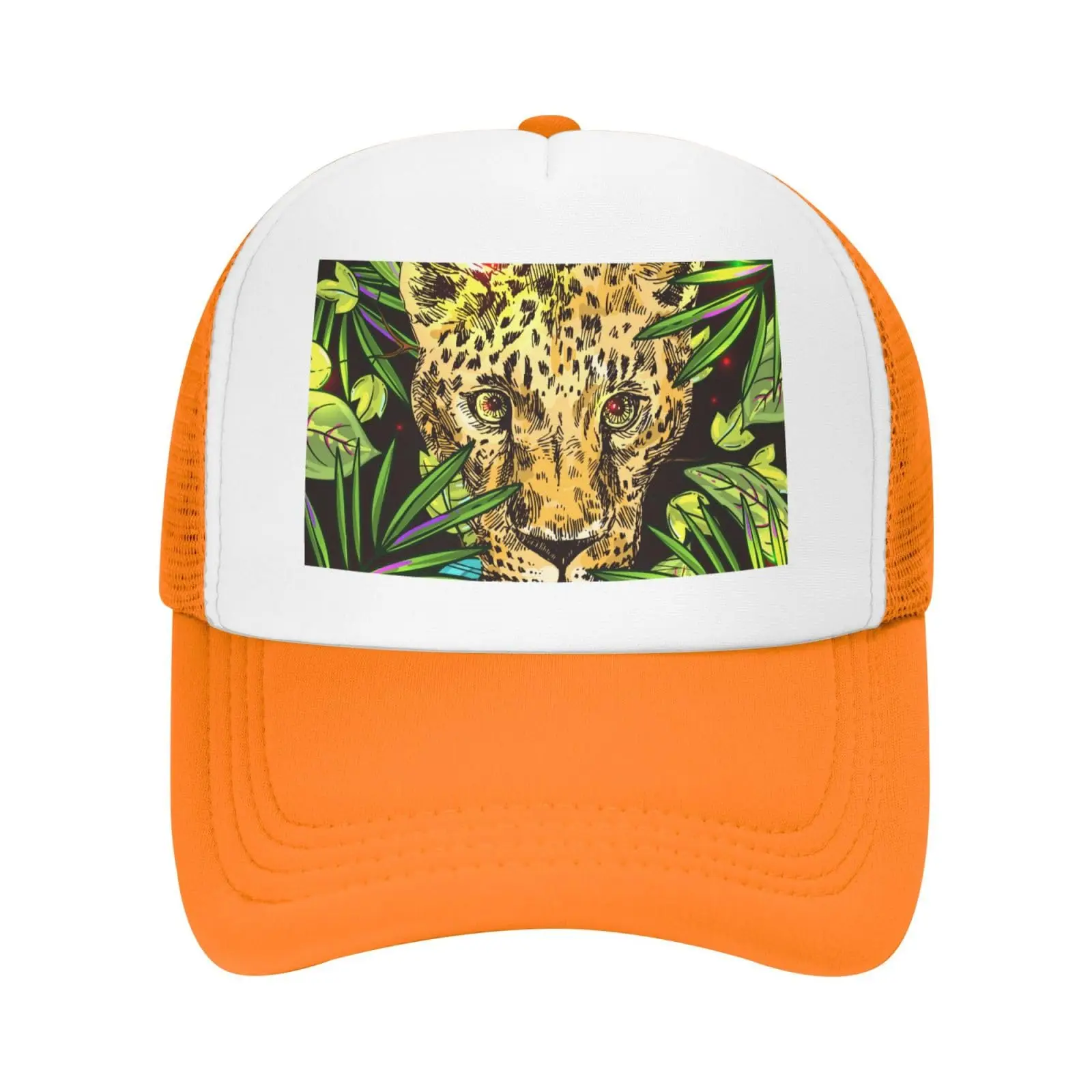 Tropical Animal Mesh Baseball Cap Sun Visor Hat Womens Men,Sun Hats Sport Cap Trucker Hat