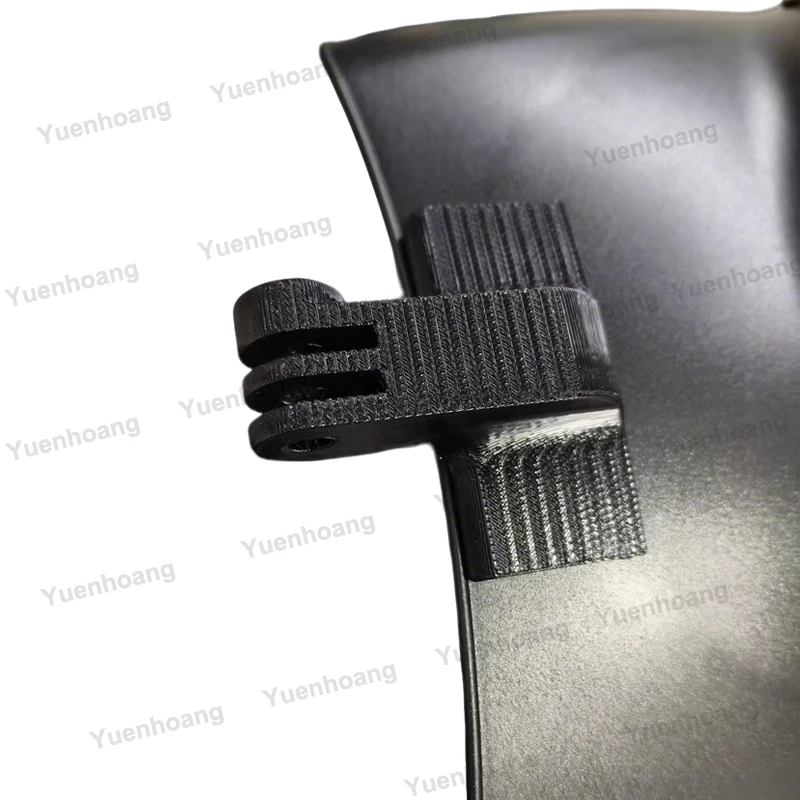 고프로/DJI 액션 카메라용 헬멧 바이저 마운트 어댑터 1세트 3D 프린팅 PETG 고정 베이스 오프로드/다운힐 헬멧 호환