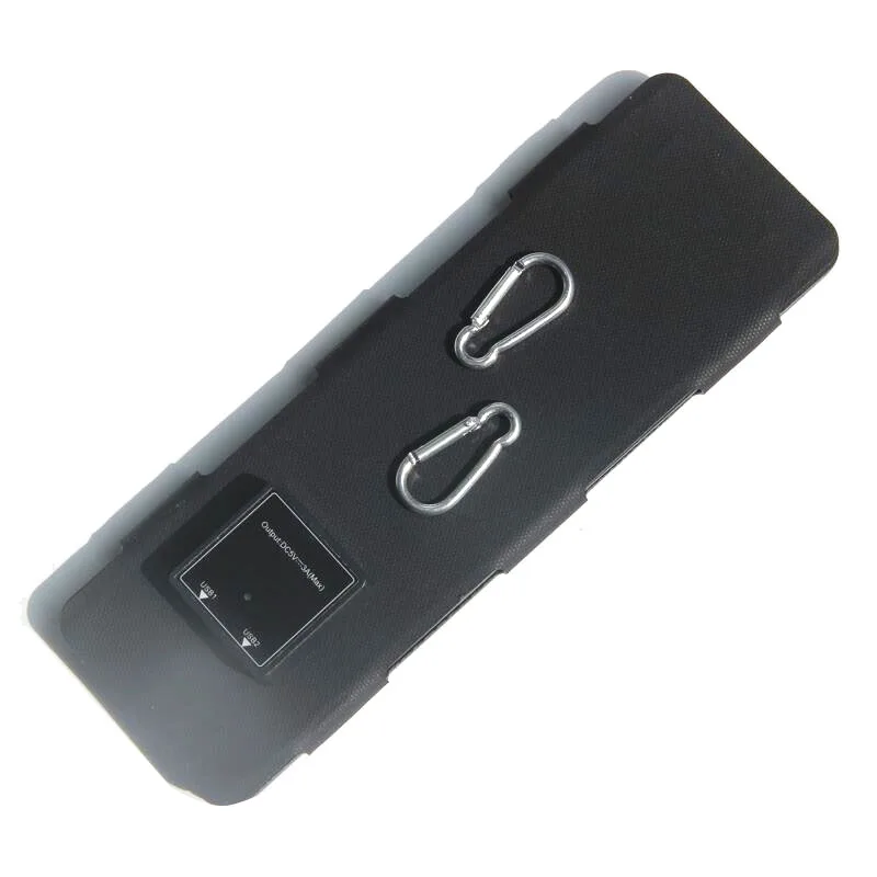 المحمولة ETFE لوحة طاقة شمسية قابلة للطي 14 واط 5 فولت بنك الطاقة الشمسية المزدوج شاحن USB للهواتف في الهواء الطلق المشي لمسافات طويلة التخييم تعتيم الطوارئ