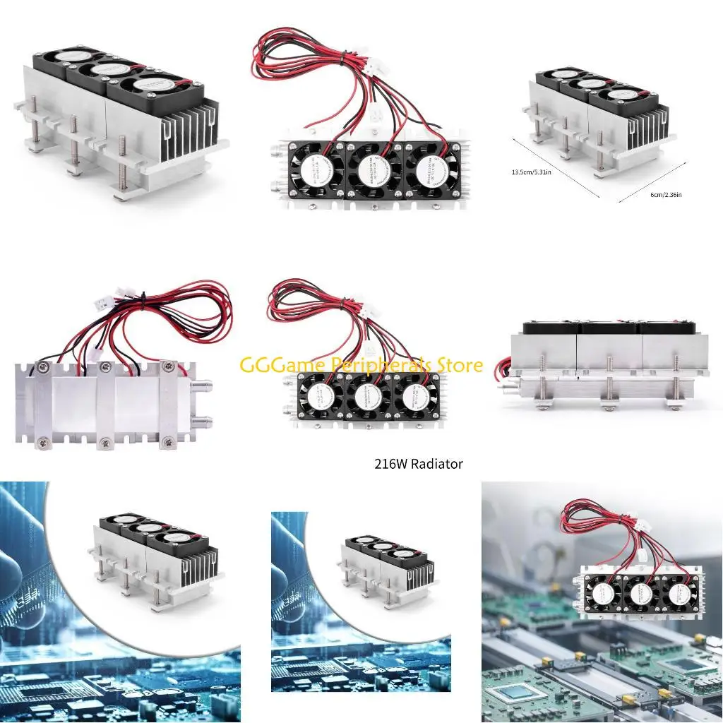 

Части системы охлаждения полупроводника охладителей Пельтье У55Б 216В 18А ДК12В