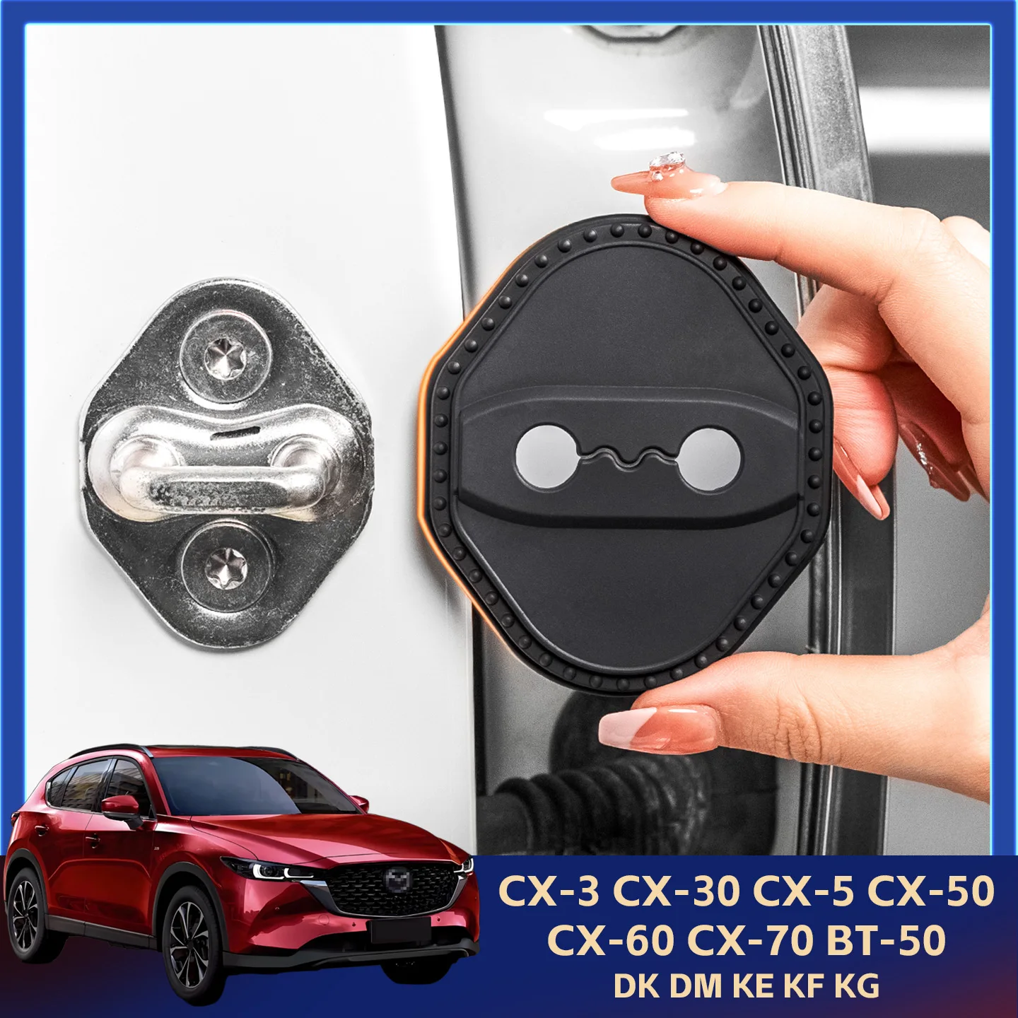 2/4Pcs Silicone Car…