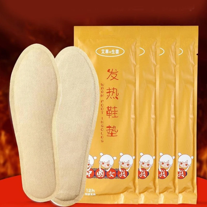 ใหม่เครื่องทำความร้อน BOOT Insoles 12 ชั่วโมง Self-heating ความร้อนรองเท้า Pad Breathable Foot Warmer