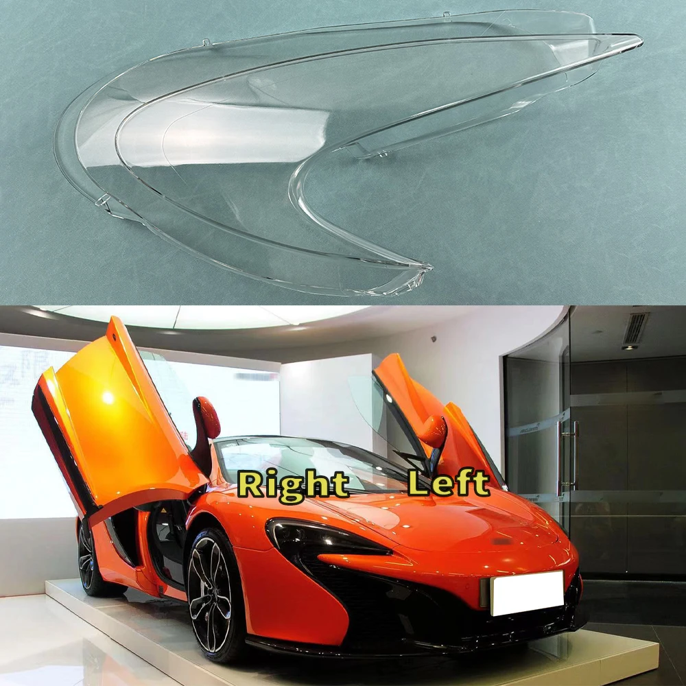 

For Mclaren P1 650S Front Headlight Cover Transparent Lamp Shade Headlamp Shell Lens Plexiglass Replace Original Lampshade