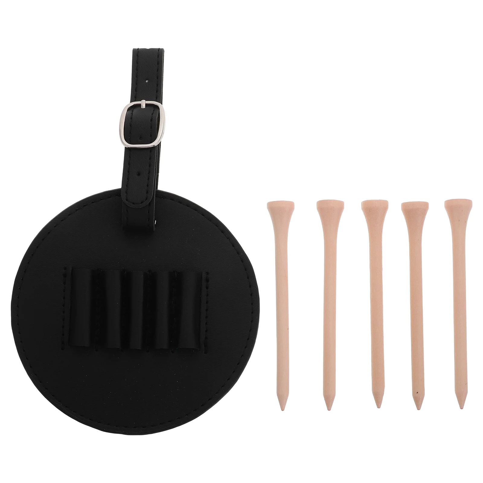 골프 티 오거나이저 파우치 PU 스파이크 보관 가방 홀더 티 캐리어 여성용 골프장 여행용 액세서리