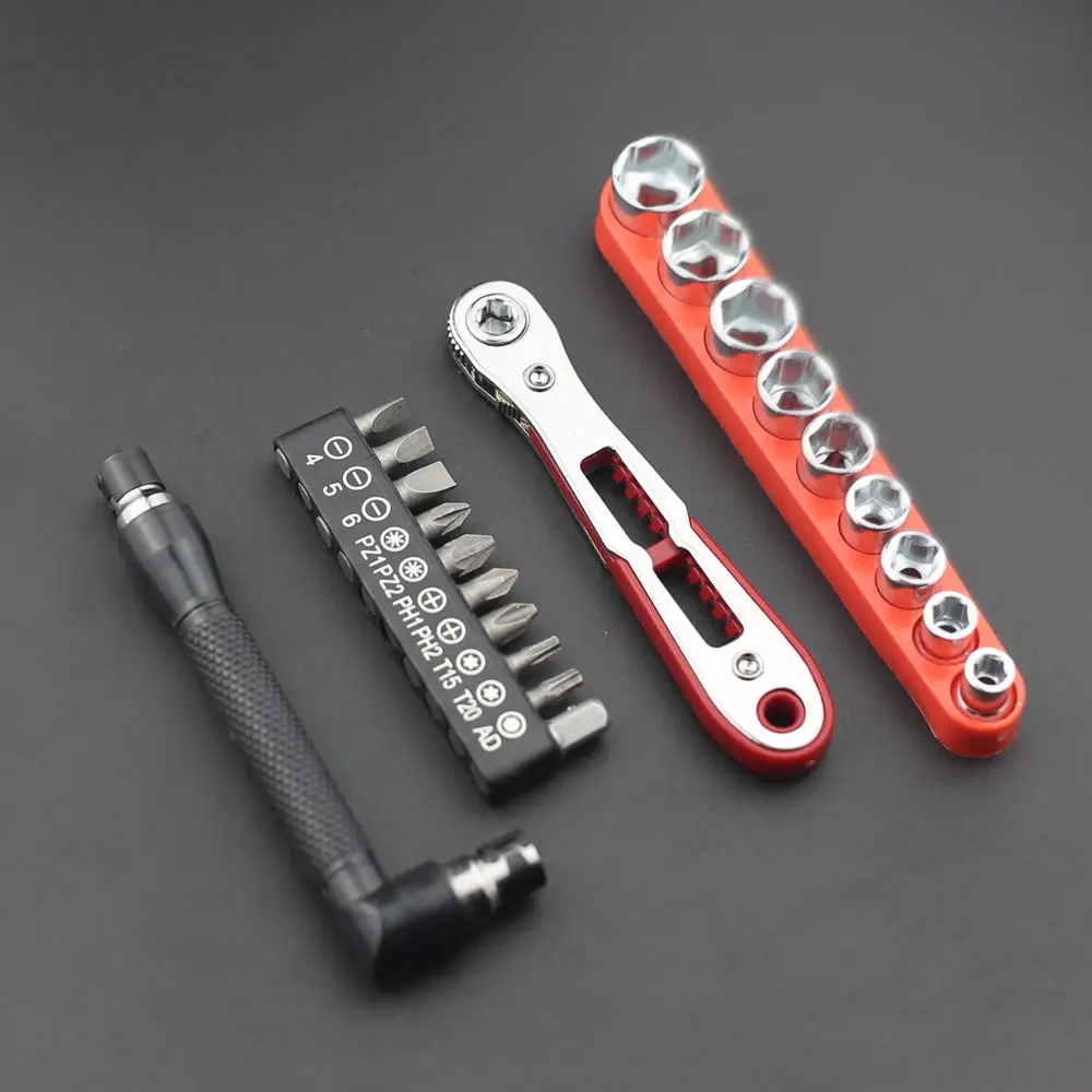 Slim Mini Ratchet Wrench Right Angle Screwdriver Professional Tool For Narrow Gap Electronic Repair Socket Hand Tool Set