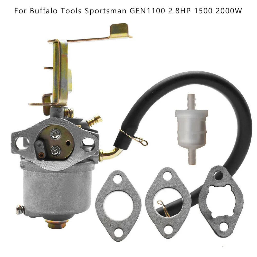 Kit de carburador generador para Buffalo Sportsman GEN1100 2.8HP 1500 2000W, piezas de repuesto de generador de motor, accesorio de herramienta eléctrica