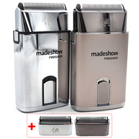 Madeshow M7 Shavers for Men,Professional Oil Head Reciprocating Hair Clippers Metal Body 0MM Cutter Electric Beard Trimmer