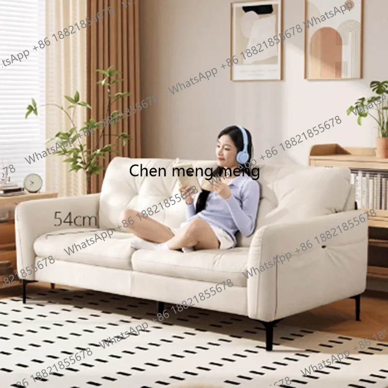 

Горячая распродажа: Дизайнерский минималистичный диван-шезлонг из ткани, двойной, 2025 года, для гостиной, с губчатым наполнителем, мебель Divano Sottovuoto