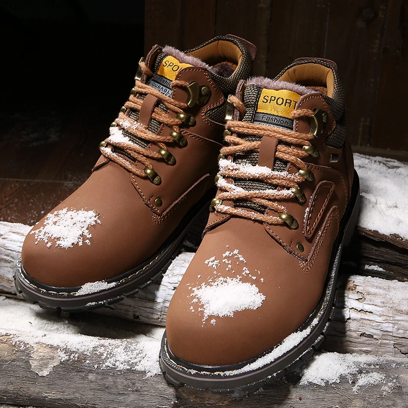 أحذية المشي لمسافات طويلة الرجال أحذية الصيد مقاوم للماء التكتيكية الصحراء القتالية حذاء من الجلد حذاء ارتحال النساء العمل الجلود المشي أحذية رياضية