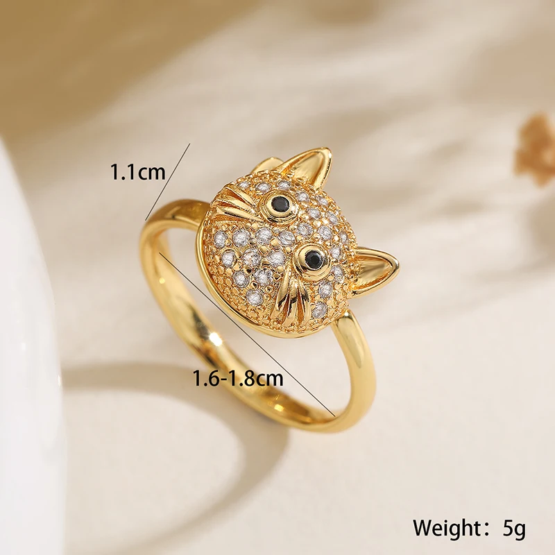 GANPUP Süßer Blumenherz-Zirkonia Verstellbarer Ring für Frauen Paare Mode Neuer Fingerring Schmuck Valentinstagsgeschenk Party – Detail 6