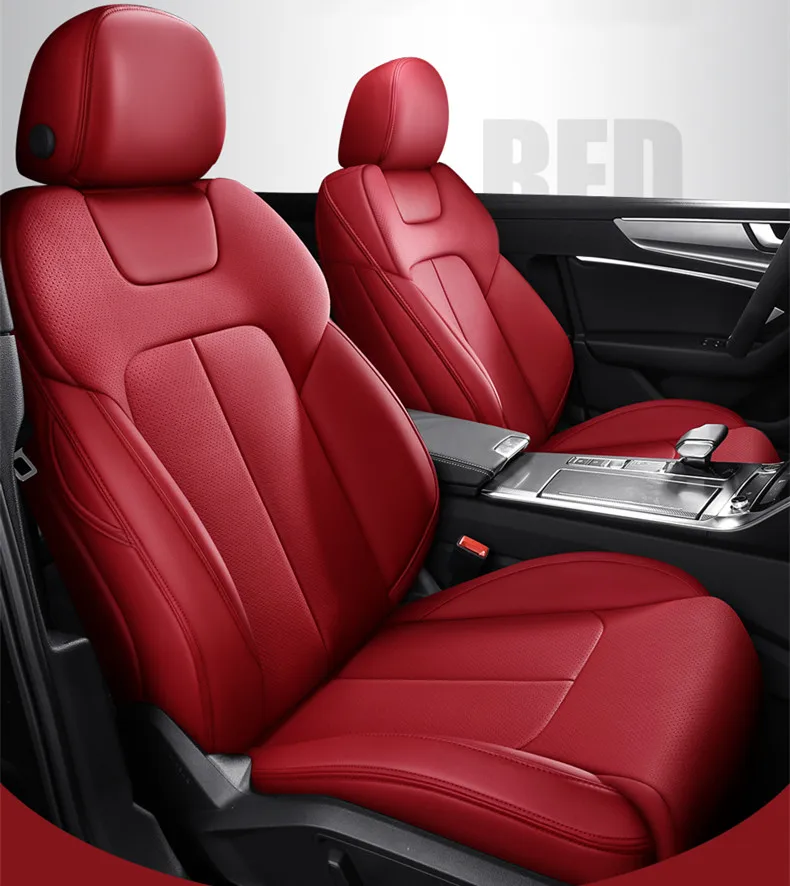 Maßgefertigte Autositzbezüge für 5 Sitze, Komplettset aus Leder, speziell angepasst für Mercedes Benz W211 W203 W204, über 2000 Modelle – Detail 11