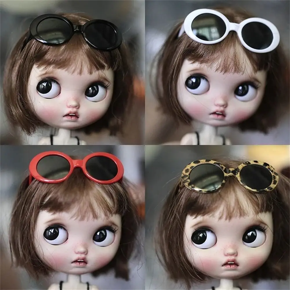 Blythe Doll Cool Glasses Pet Sunglasses 20cm EXO Dolls Eyeglasses Dress Up Photo Props