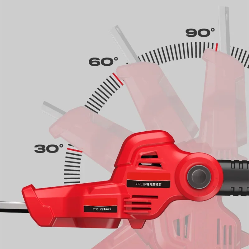 New Lithium-Ion Battery-Powered High-Reach Pruning Shears, High-Power Handheld Garden and Horticultural Pruning Shears
