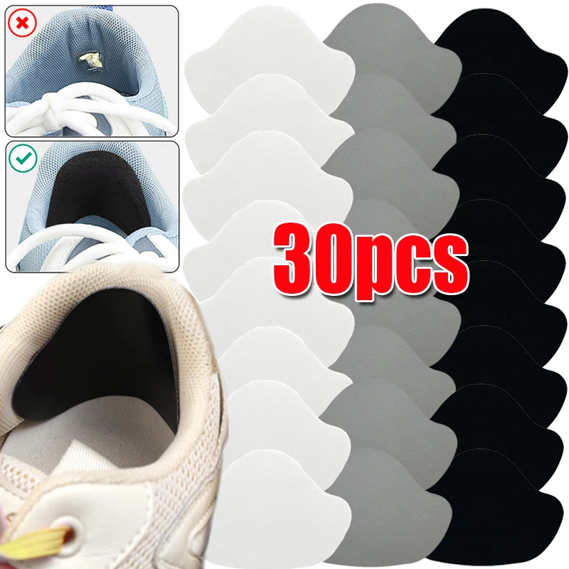 Adjustable Size Wear-resistant Heel Repair Stickers 6/30pcs Invisible Sneaker Heel Repair Pad Repair Shoe Hole Pad Back Sticker