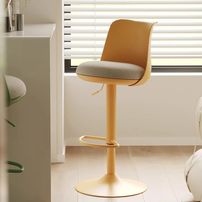 Nordic Creative Modern Simple Home High Stool Designer Front Desk Bar Stool Rotating Lift Restaurant Bar Chair Counter Stool