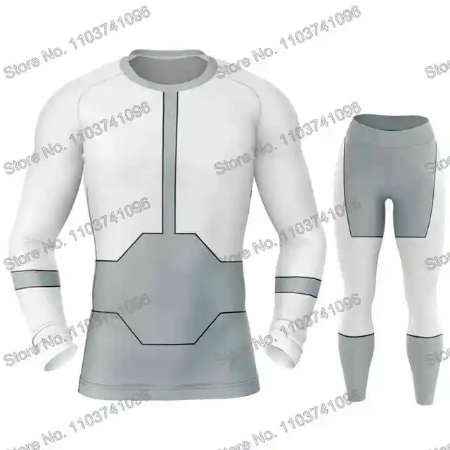 Invincible Rash Guard Diving T-Shirt Pants BJJ Boxing MMA Swimwear Men Summer Long Sleeve Surf Clothing Women GYM Tops Sports 5