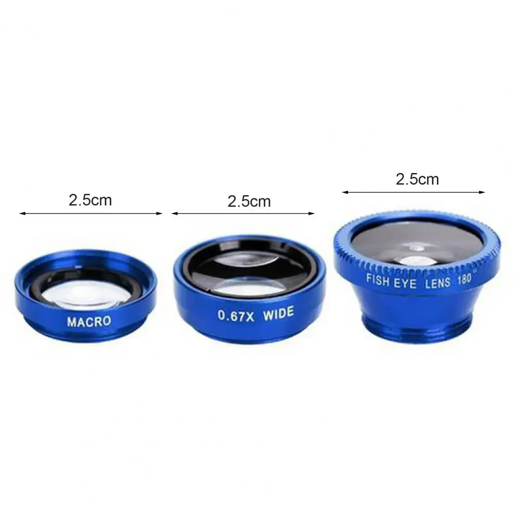 High-quality 0.67X Wide Angle Universal Portable Fish Eye Wide Angle 4K Phone Lens Phone Fish Eye Lens High Transmittance