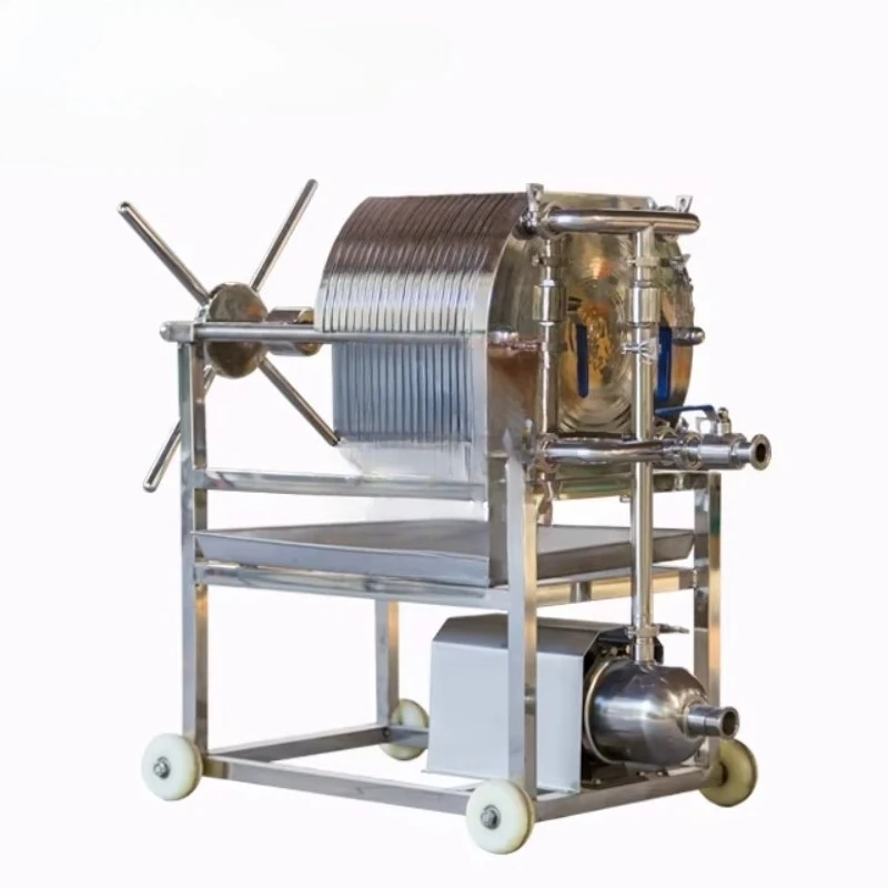 Manual Closing Stainless Steel Plate and Frame Filter Press Use Perfume Alcohol Filter