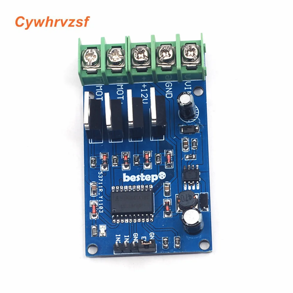 170W DC 5-30V 12-40V High Power H-Bridge Motor Driver Module NMOS Brake Duty Cycle for Motor 4 External NMOS Tubes Two PWM Input