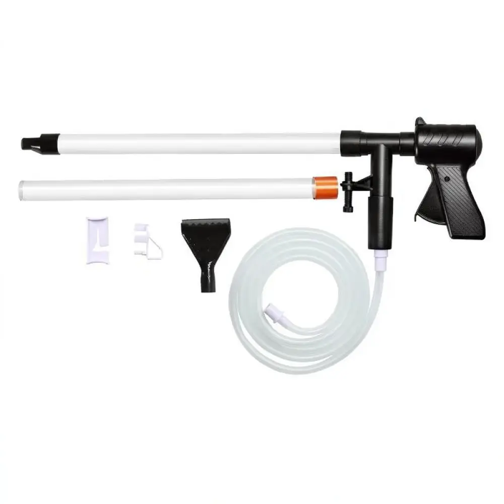 Manual Aquarium Gravel Vacuum Siphon Cleaner Water Changer Fish Tank Cleaning Applicator For Waste And Algae Maintenance