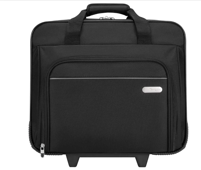 Mala Oxford Business Travel para homens, bolsa uggage de viagem para laptop com rodas, bagagem de rolamento, mala softside 18\