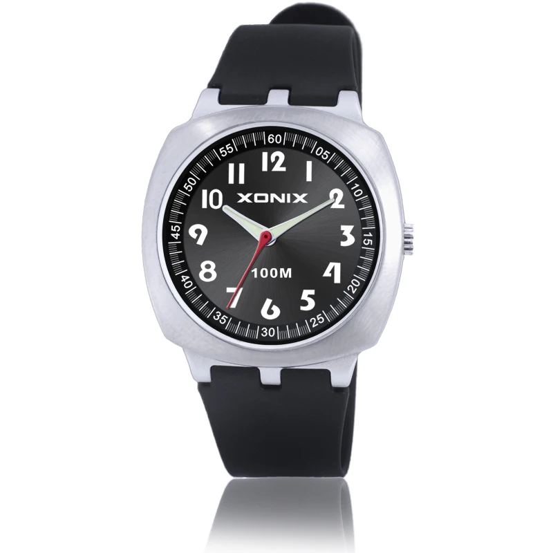 XONIX Sports Swimming Waterproof 100M Quartz Pointer Electronic Watch RD