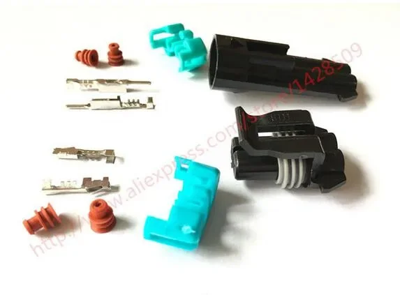 1 Set 12162000 12052641 1.5 Series 2 Pin Auto Connector Temperature Sensor Plug Motorcycle For Buick Lacrosse Excelle GL8