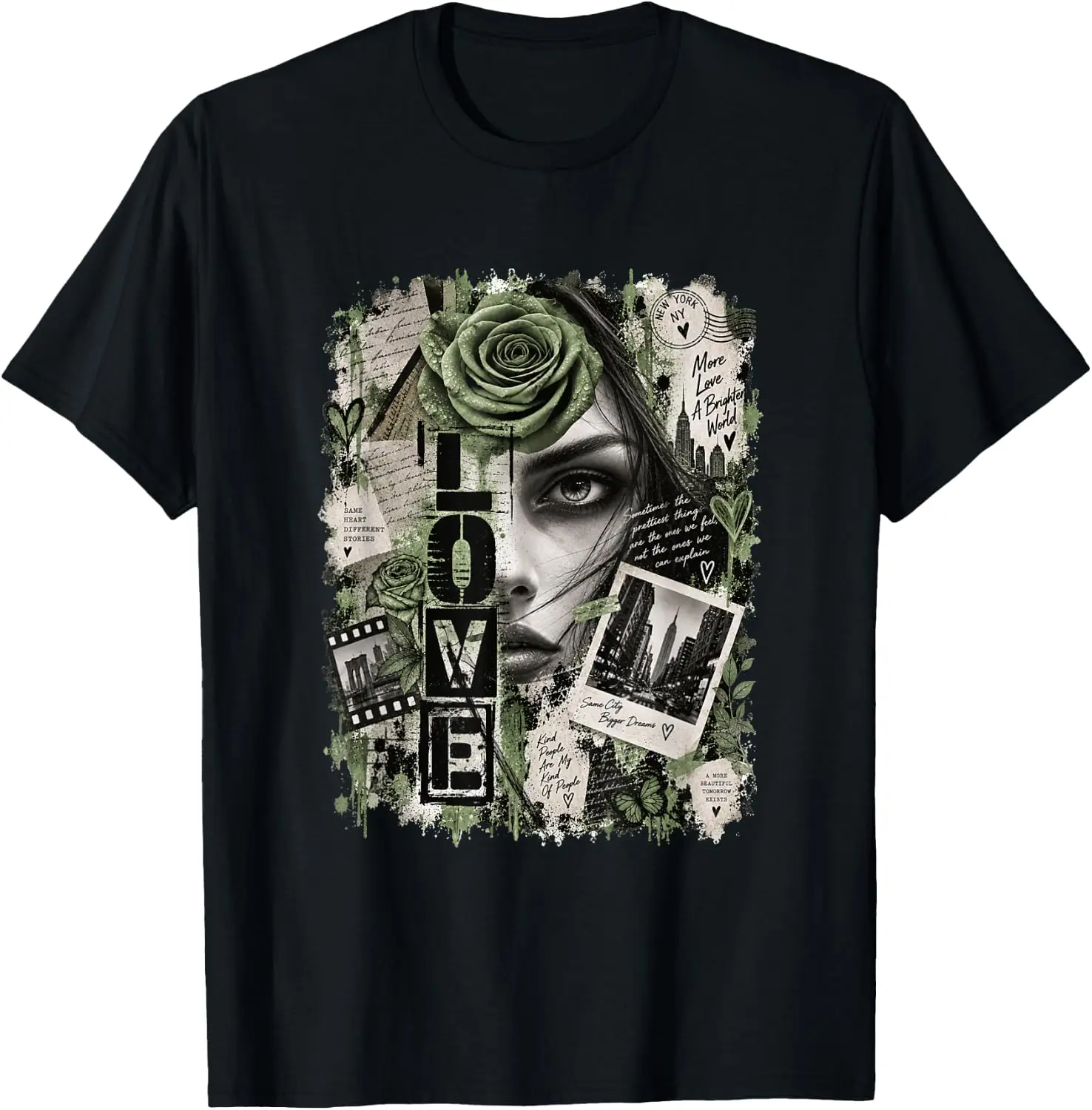 Dark Romance Streetwear Graphic, Gothic Red Rose Lover T-Shirt Breathable, heavyweight pure cotton short-sleeve top—stylish, plus-size, and suitable for year-round wear with a sporty, casual vibe