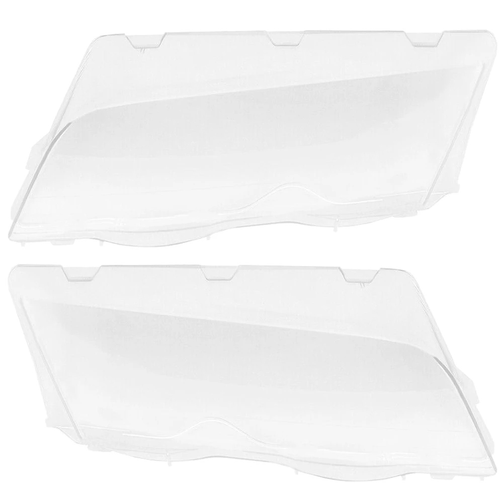 63126902753-63126902754-2個入り-車用ヘッドライトレンズカバー-bmw-e46-3シリーズ-320i-325i-4ドア-1998-1999-2000-2001年式用