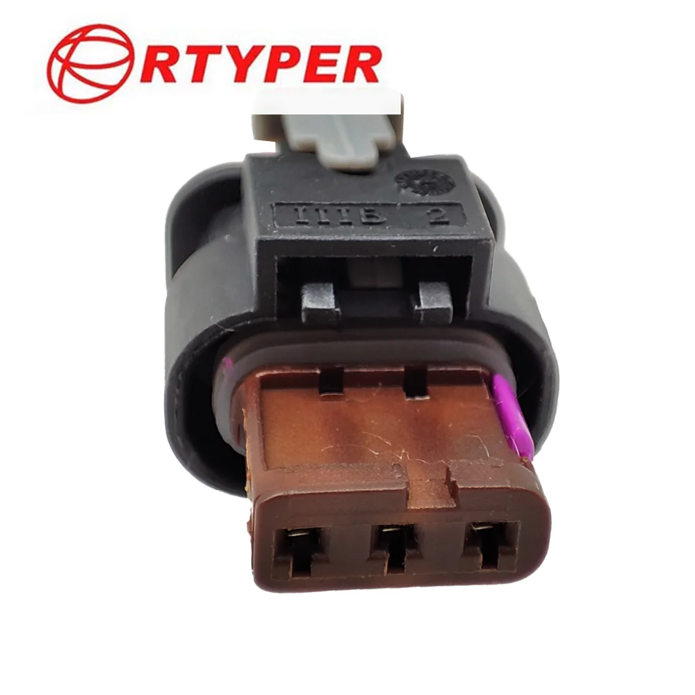 3Pin Female Waterproof Oil Pressure Sensor Plug Wire Harness Auto Connector 4F0973703A For VW AUDl GOLF PASSAT A1 A3 A4 A6 A7