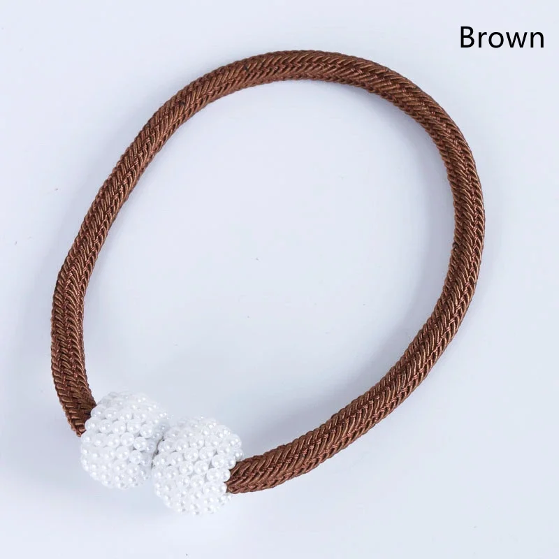 1/2PCS Parel Magnetische Gordijn Clip Gordijn Houders Tie Terug Gesp Clips Opknoping Bal Gesp Tie Terug Gordijn decor Accessoires