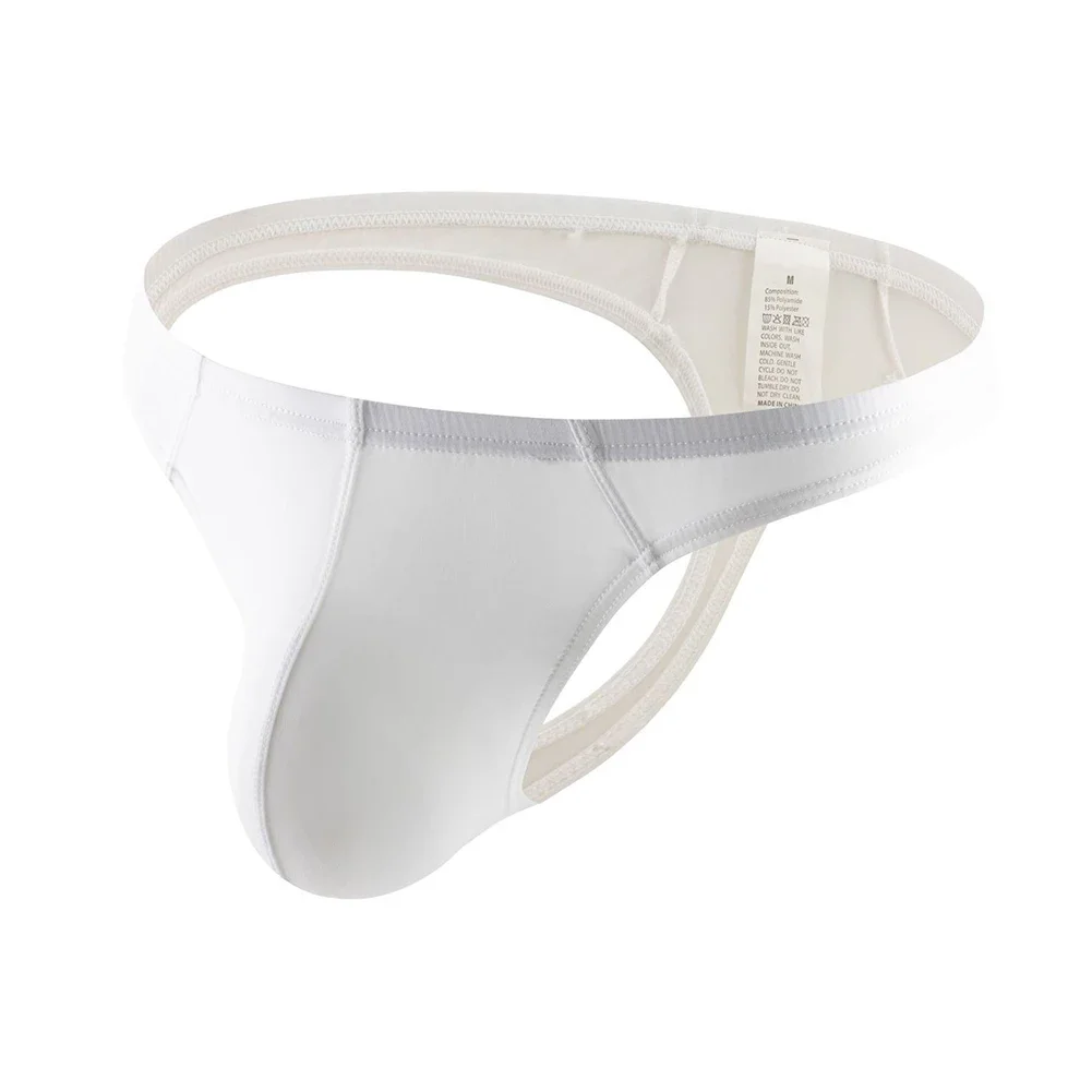 Ice Silk Thongs G-string Panties For Autumn For Spring Nylon Fabric Solid Color All Seasons Breathable Comfortable Fit