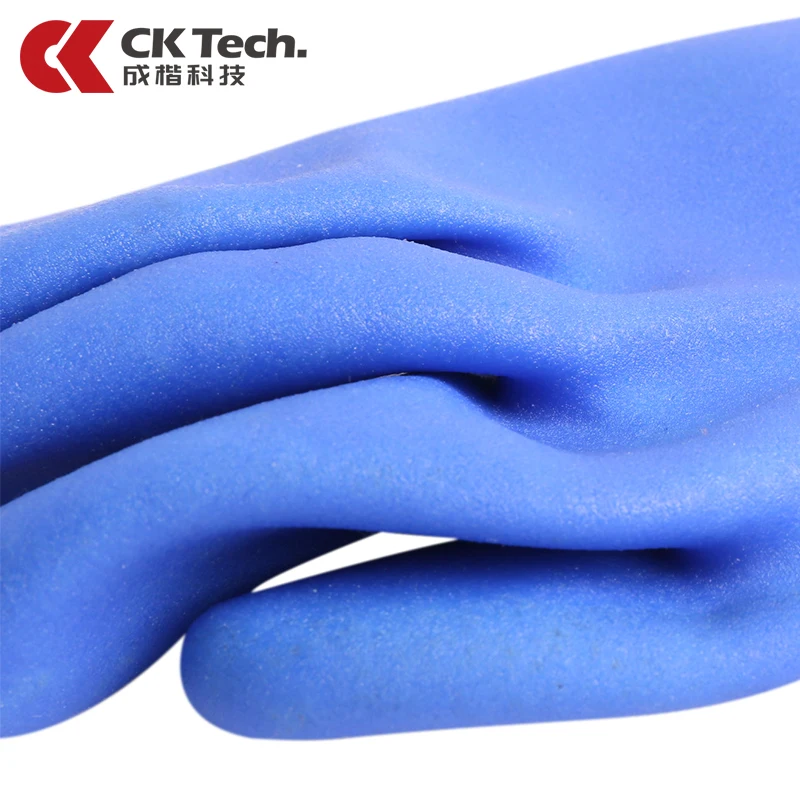 Plastic Thickened Rubber Work Gloves Waterproof Anti Slip Hand Protection Wear-resistant Oil Proof Labor Protection Gloves