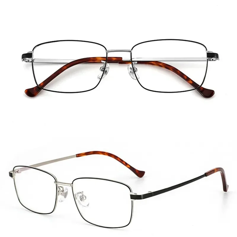 

Men Titanium Alloy Glasses Frame Fashion Male Square Ultralight Eye Myopia Prescription Anti-Blue Light Optical Eyeglasses